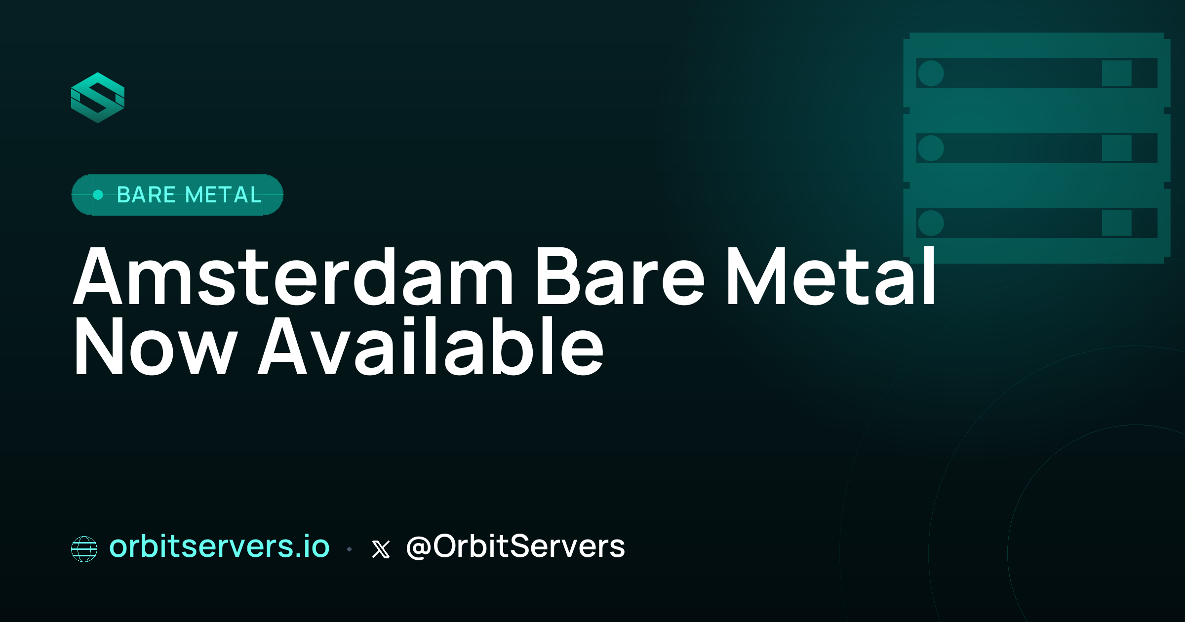 Amsterdam Bare Metal Now Available: Dedicated Servers in the Teraswitch Datacenter