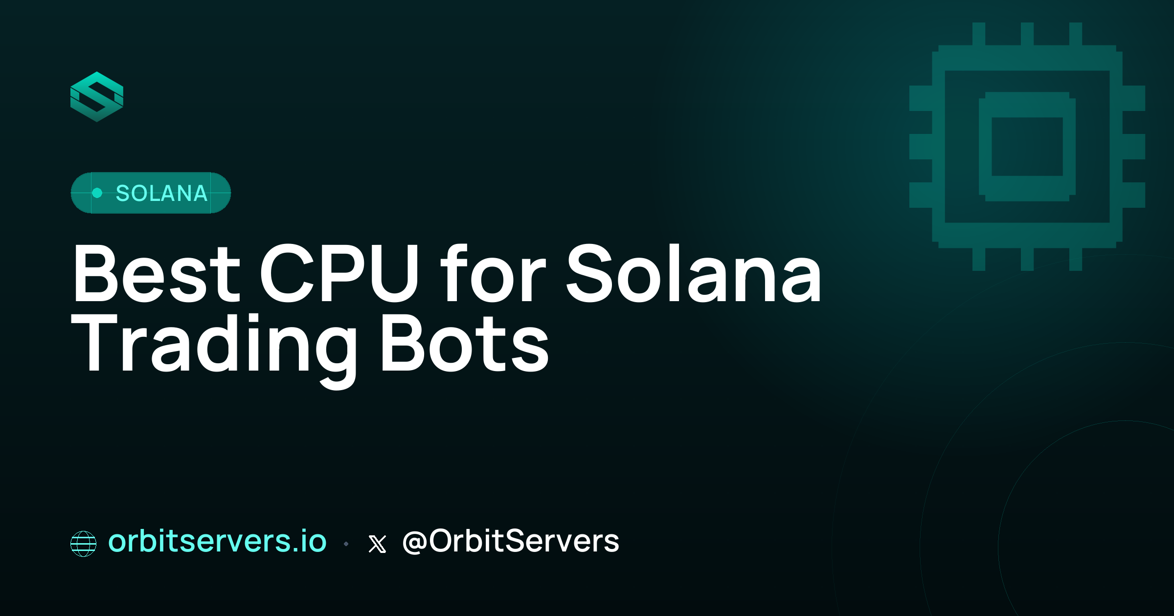 Best Server CPU for Solana Trading Bots