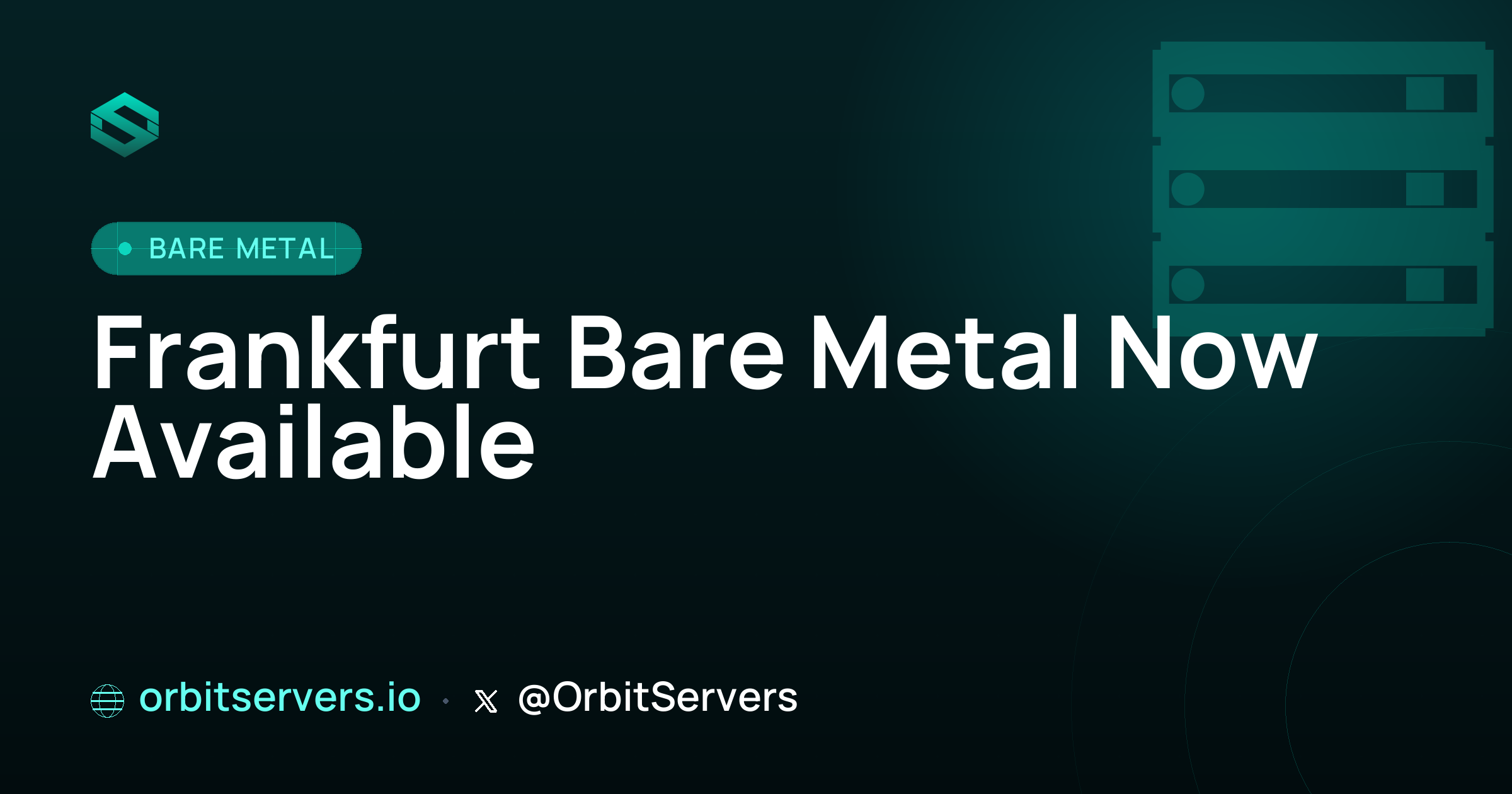 Frankfurt Bare Metal Now Available: Dedicated AMD EPYC Power