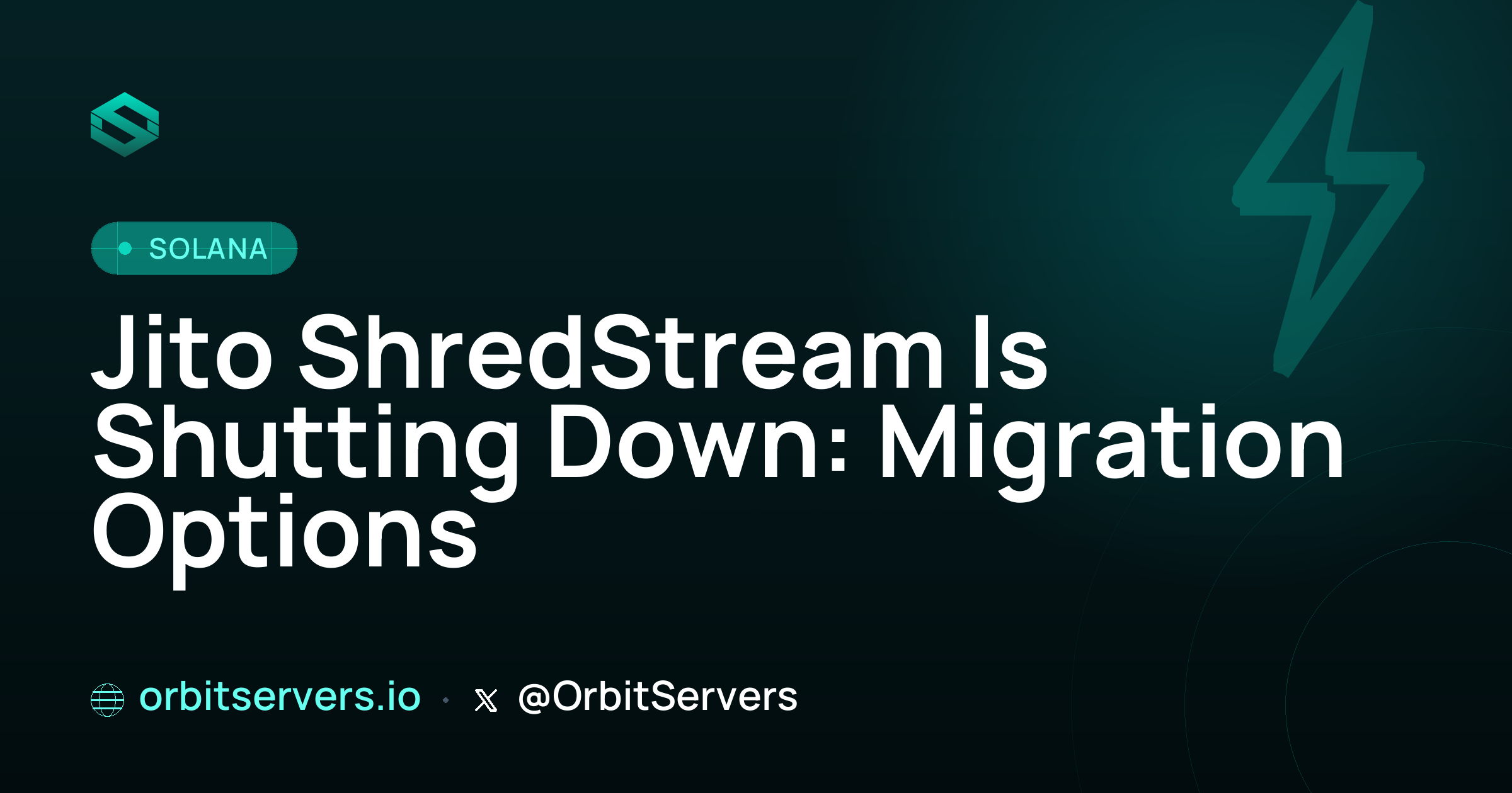 Jito ShredStream Is Shutting Down: Migration Options