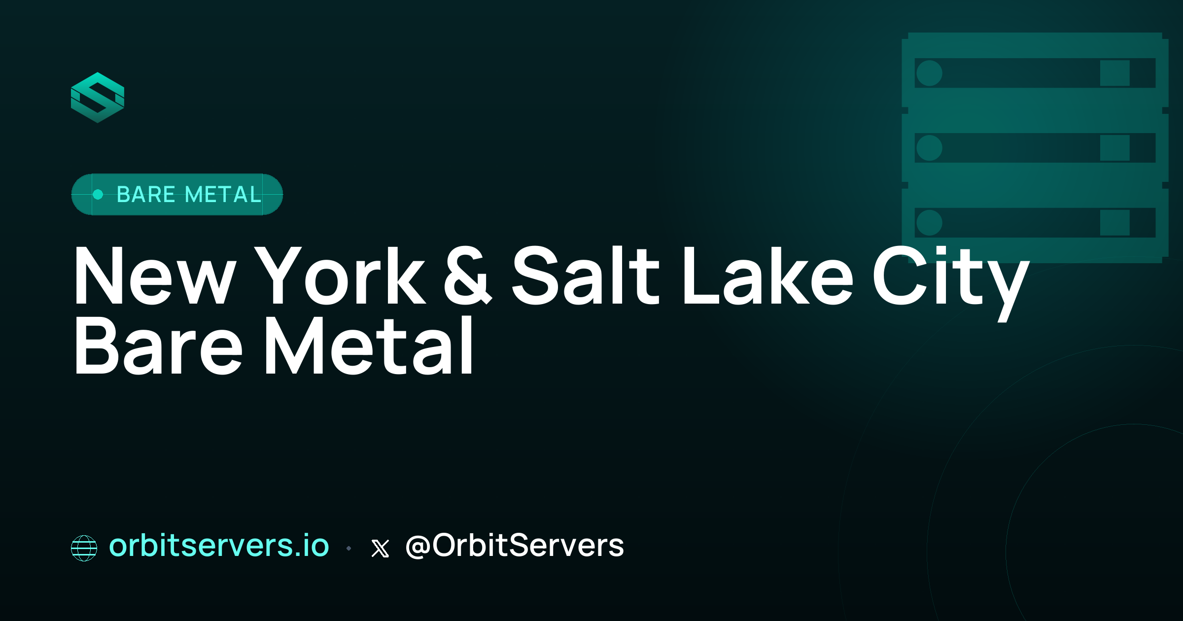 New Bare Metal Locations: New York & Salt Lake City