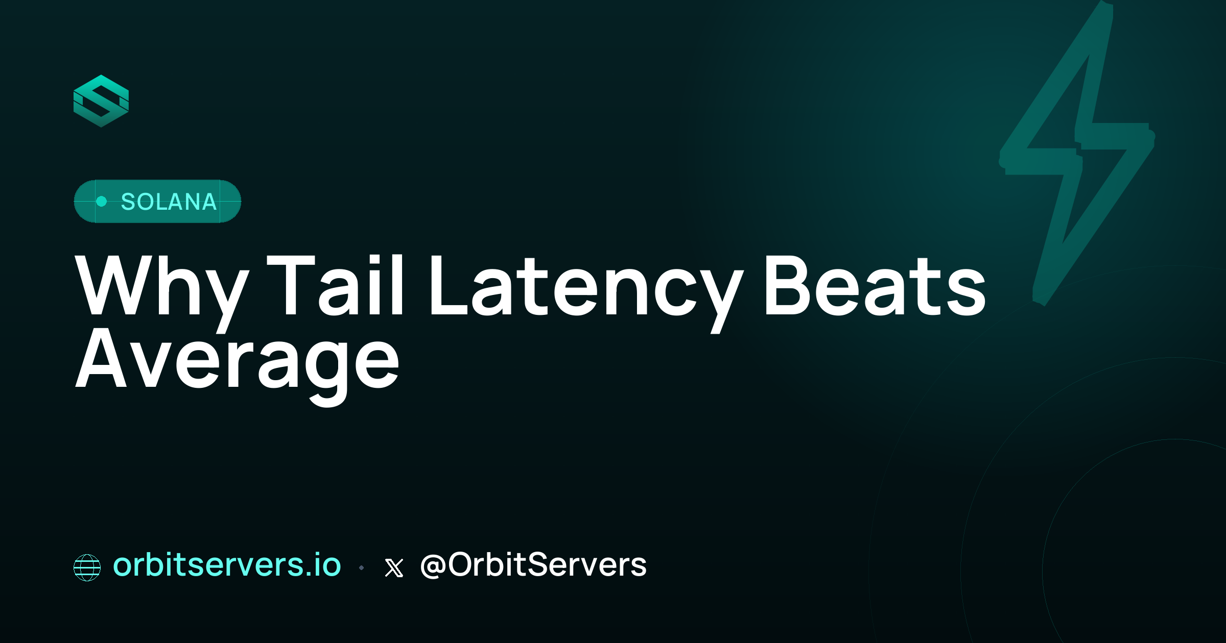 Why Worst-Case Latency Matters More Than Average for Solana MEV