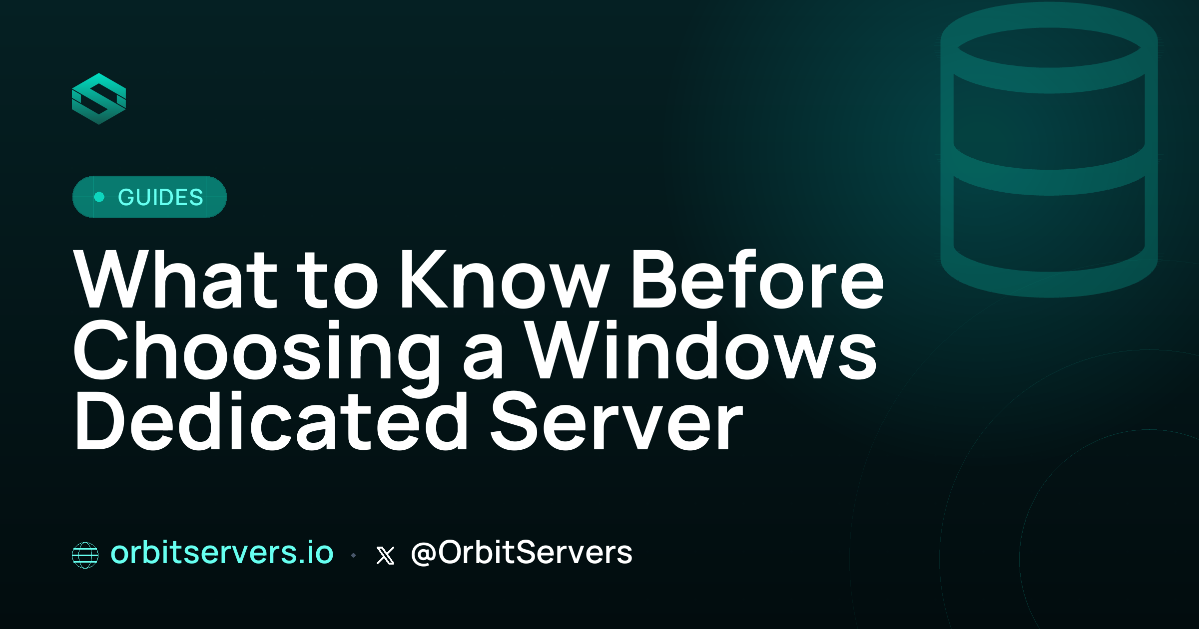 What to Know Before Choosing a Windows Dedicated Server